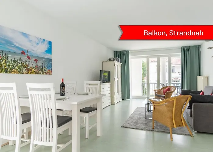 Villa Strandidyll Neubau Ferienwohnung 1 2 Mit Balkon